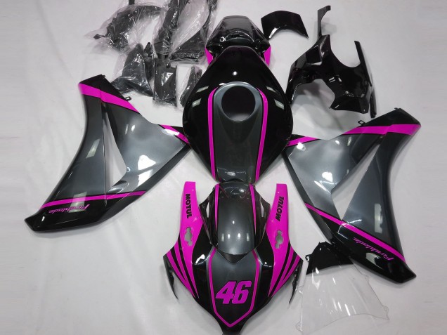 2008-2011 Grey Motul & Pink Honda CBR1000RR Motorcycle Fairings