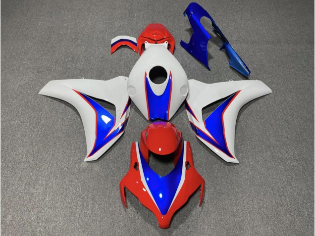 2008-2011 Red and Blue Gloss Honda CBR1000RR Motorcycle Fairings