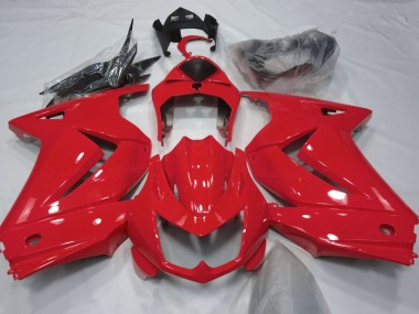 2008-2012 Gloss Red Kawasaki Ninja 250 Motorcycle Fairings