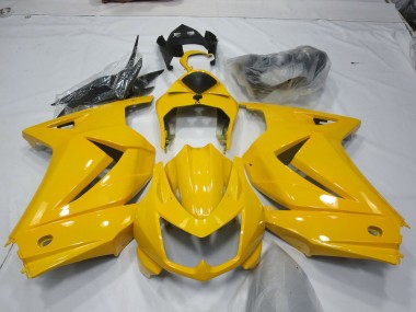 2008-2012 Yellow Kawasaki Ninja 250 Motorcycle Fairings