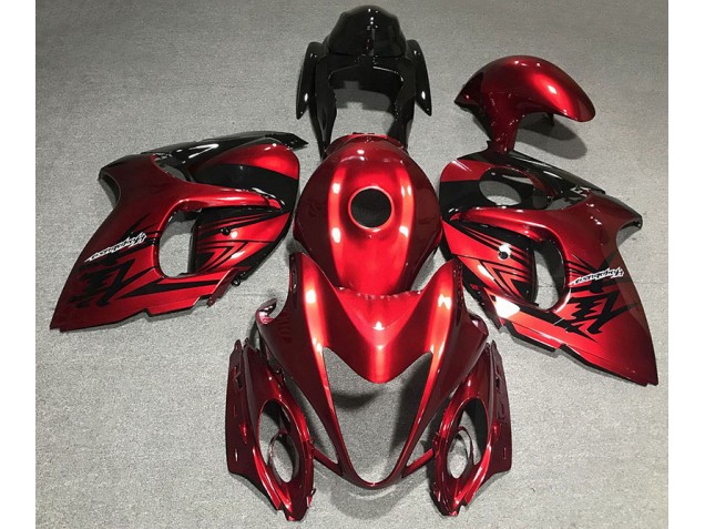2008-2020 Deep Red Suzuki GSXR 1300 Hayabusa Motorcycle Fairings