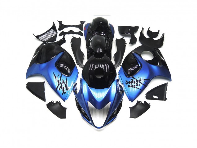 2008-2020 Deep blue with Black Custom Suzuki GSXR 1300 Hayabusa Motorcycle Fairings