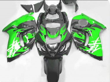 2008-2020 Green and Grey Suzuki GSXR 1300 Hayabusa Motorcycle Fairings