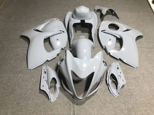 2008-2020 Light Grey Suzuki GSXR 1300 Hayabusa Motorcycle Fairings