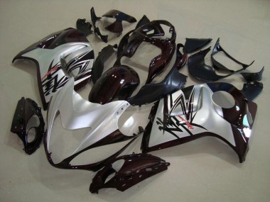 2008-2020 Silver Black Suzuki GSXR 1300 Hayabusa Motorcycle Fairings