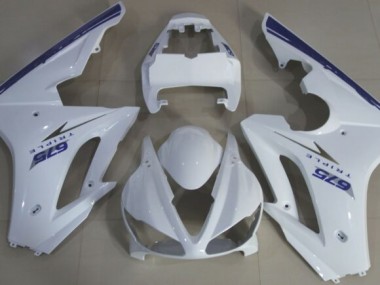 2009-2012 Blue White OEM Style Triumph Daytona 675 Motorcycle Fairings