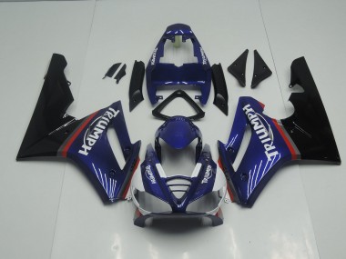 2009-2012 Blue and Red Gloss Triumph Daytona 675 Motorcycle Fairings