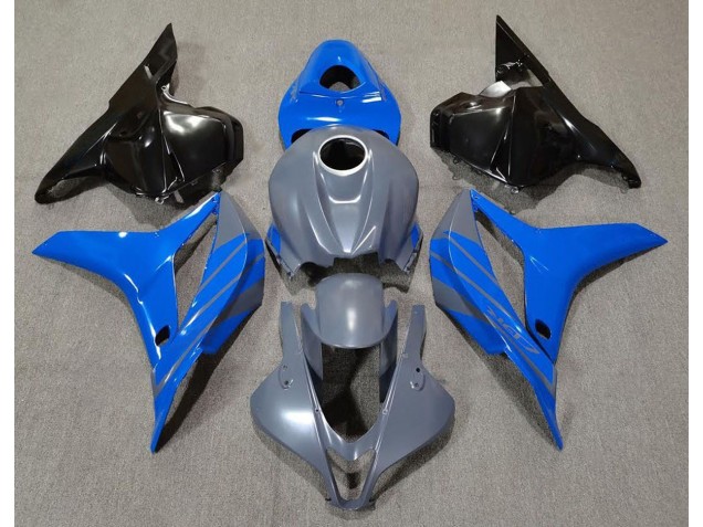 2009-2012 Double Blue on Grey Honda CBR600RR Motorcycle Fairings