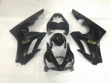 2009-2012 Gloss Black & Gold Triumph Daytona 675 Motorcycle Fairings