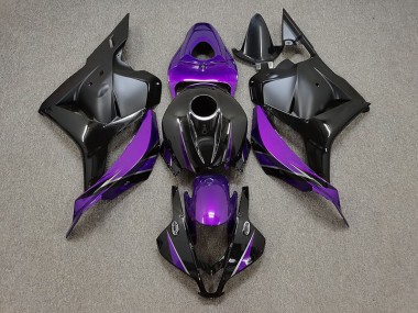 2009-2012 Gloss Purple and Black Honda CBR600RR Motorcycle Fairings