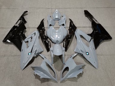2009-2014 Alien Blue and White BMW S1000RR Motorcycle Fairings