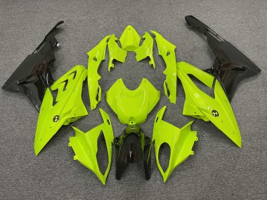 2009-2014 Alien Blue and White BMW S1000RR Motorcycle Fairings