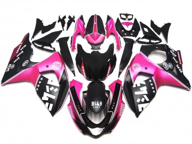 2009-2016 Matte Pink Custom Logos Suzuki GSXR 1000 Motorcycle Fairings