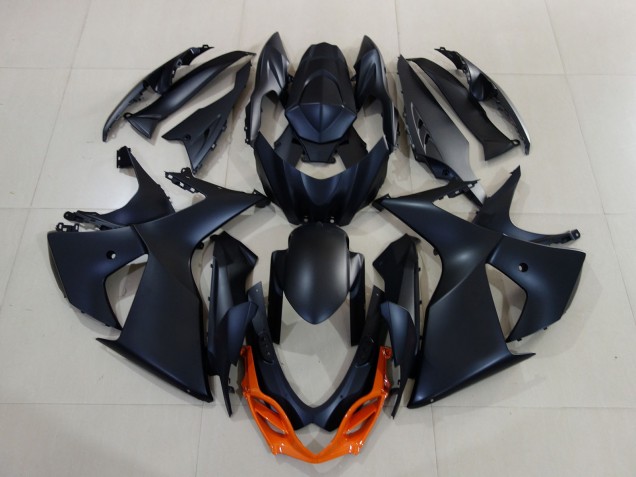 2009-2016 Matte and Orange Suzuki GSXR 1000 Motorcycle Fairings