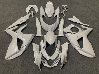 2009-2016 Plain Gloss White Suzuki GSXR 1000 Motorcycle Fairings
