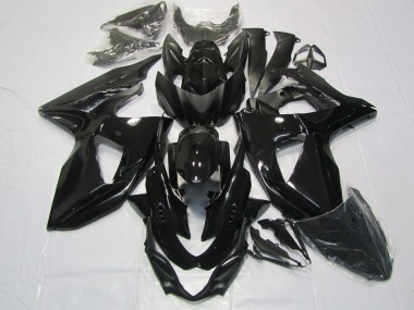 2009-2016 White Black and Blue Suzuki GSXR 1000 Motorcycle Fairings