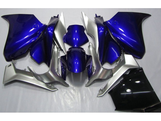 2010-2013 Deep Blue and Silver Honda VFR1200 Motorcycle Fairings