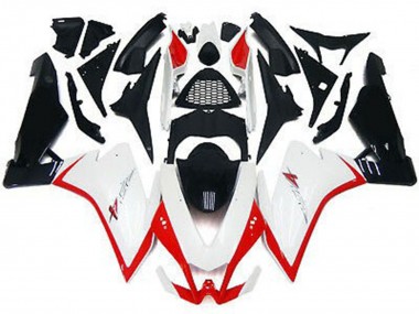 2010-2015 Gloss White & Red Aprilia RSV4 1000 Motorcycle Fairings