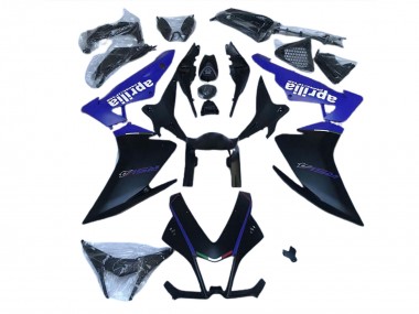2010-2015 Matte Black & Blue Aprilia RSV4 1000 Motorcycle Fairings