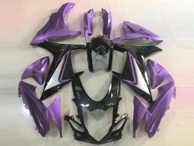 2011-2024 Gloss Purple Edges Suzuki GSXR 600-750 Motorcycle Fairings