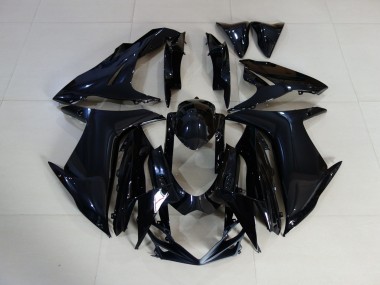 2011-2024 Plain Gloss Black Suzuki GSXR 600-750 Motorcycle Fairings