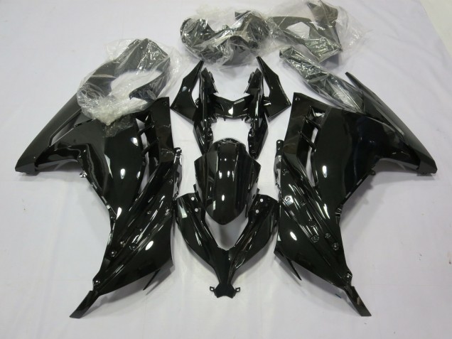 2013-2018 Black Gloss Kawasaki Ninja 300 Motorcycle Fairings