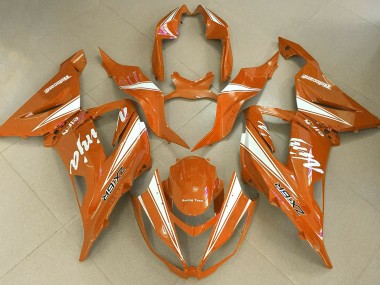 2013-2018 Orange Ninja Kawasaki ZX6R Motorcycle Fairings