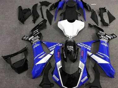 2015-2019 Gloss Blue Logo Style Yamaha R1 Motorcycle Fairings