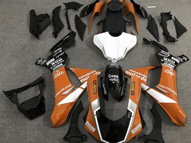 2015-2019 Gloss Orange Logo Style Yamaha R1 Motorcycle Fairings