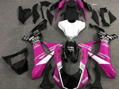 2015-2019 Gloss Pink Logo Style Yamaha R1 Motorcycle Fairings
