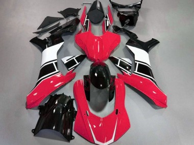 2015-2019 Gloss Red White and Black Yamaha R1 Motorcycle Fairings