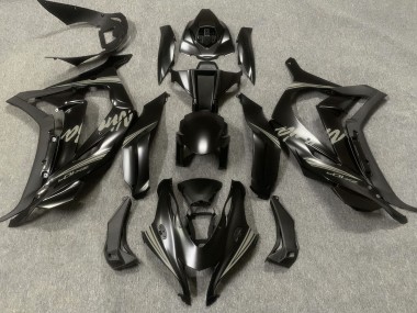 2016-2019 Satin Black & Grey Kawasaki ZX10R Motorcycle Fairings