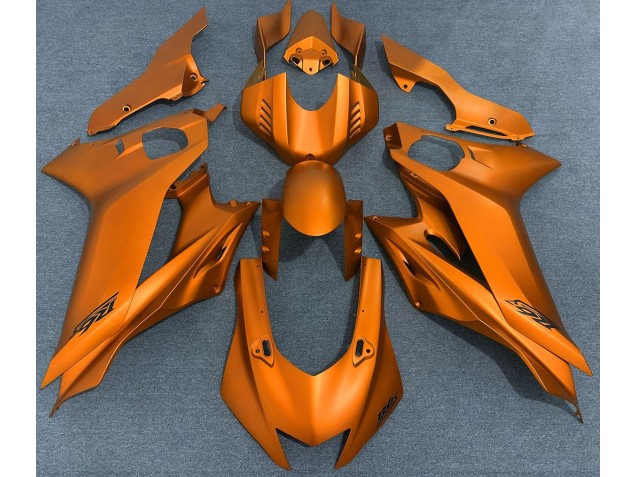 2017-2021 Bright Orange Matte Yamaha R6 Motorcycle Fairings