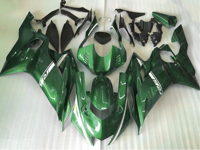 2017-2021 Forest Green Yamaha R6 Motorcycle Fairings