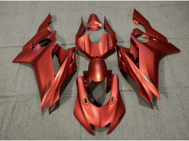 2017-2021 Matte Red Yamaha R6 Motorcycle Fairings