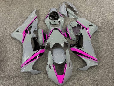 2017-2023 Nardo with Pink Stripes Honda CBR1000RR Motorcycle Fairings