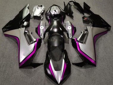 2017-2023 Silver and Black & Pink Honda CBR1000RR Motorcycle Fairings